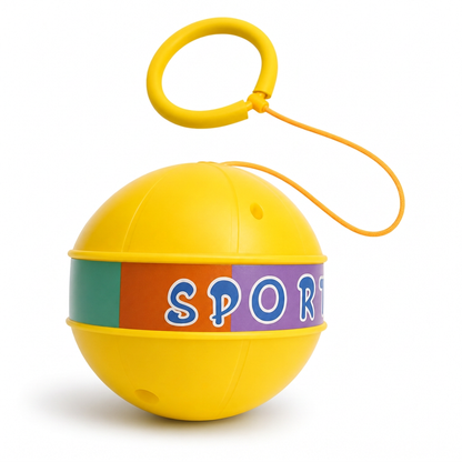 🟡50 % Rabatt✨LED‑Springball, leuchtendes Spielzeug mit Schwammbezug für sensorische Übungen bei Kindern