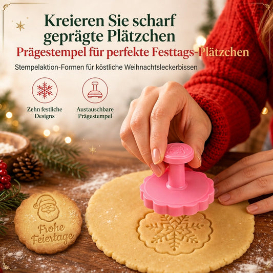 🔥50 % RABATT🎄Ausstecher‑Set für Weihnachtsplätzchen, vielseitige Backformen für festliche Kekse🎁