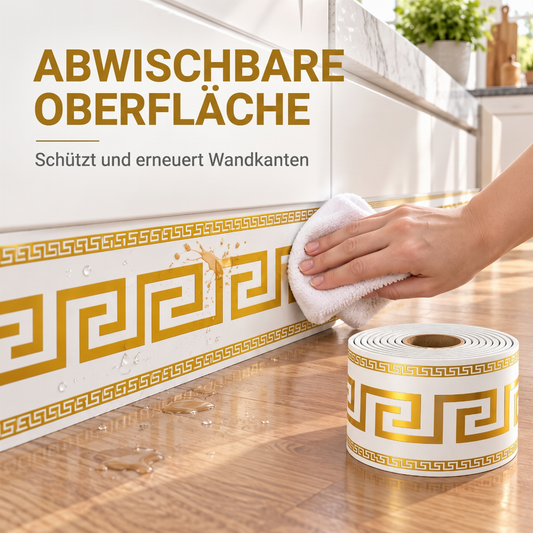 🧱50 % RABATT📐Selbstklebende Fußleisten‑Kantenaufkleber, praktische Wandkantendekoration für die Wohnung💛