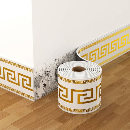 🧱50 % RABATT📐Selbstklebende Fußleisten‑Kantenaufkleber, praktische Wandkantendekoration für die Wohnung💛