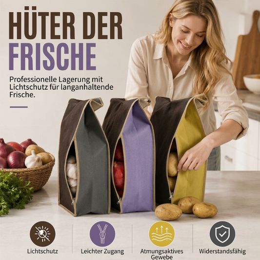 🥔 50 % RABATT 📦 Vliesstoff-Gemüsebeutel, groß, für Kartoffeln, Zwiebeln und Gemüse 🧅