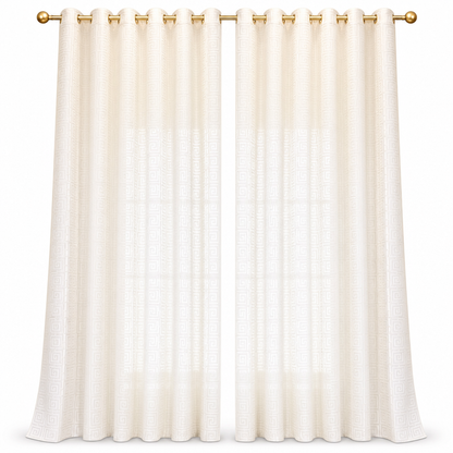☀️ 50 % Rabatt ! Transparenter Jacquard-Vorhang – Eleganz für jedes Fenster! 🛋️ Weiches Tageslicht, UV-Schutz, pflegeleicht ⏰ Limitiertes Angebot ⏳