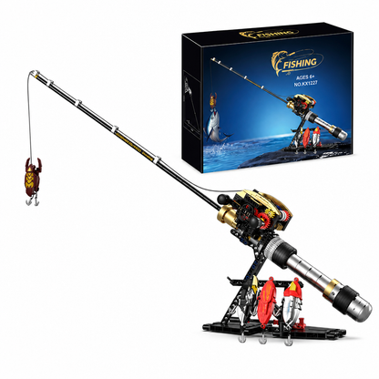 🎣⚙️ 50 % RABATT! Mechanischer Angelruten-Modellbausatz – Echtes Getriebe, modulare Köder & interaktive Auswurf-Mechanik 🔧