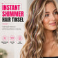 📢📢JETZT 50 % RABATT!! ⏰ Glitzernde Clip-In Haar-Tinsel Strähnen – Schimmerndes Lametta-Haar für Partys & Festivals ✨