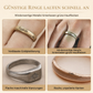 ✨ 50 % RABATT 💍 Vergoldeter Damenring mit Göttinnen- und Blumenmotiv, ovale farbige Zirkonien, edler Old-Money-Look 🌷