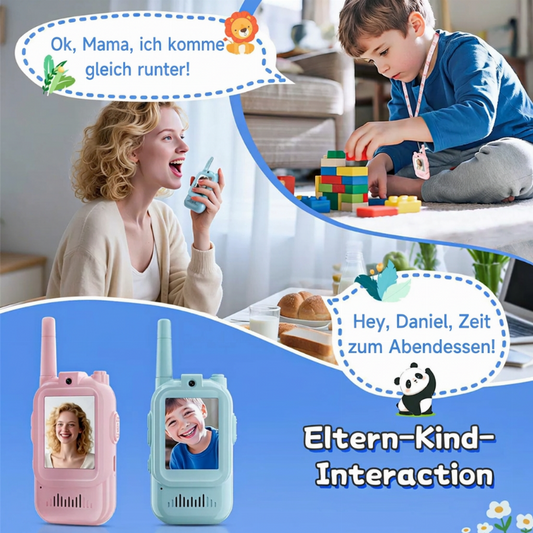 📹 50 % RABATT 📡 Kinder Video-Walkie-Talkie Set mit 2 Stück, ideal für Outdoor-Spiele 🎒