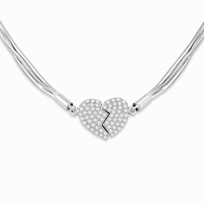 💖 50% RABATT! ✨ Magnetischer Liebesanhänger – Minimalistisch & mit Strass ✨
