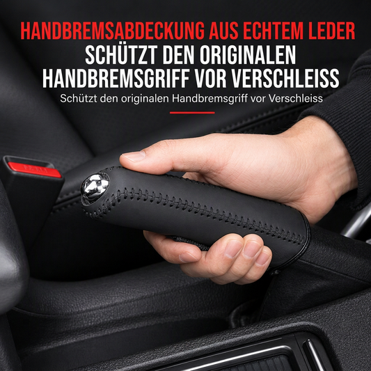 🚗 50% RABATT! ✋ Universeller Handbremsenschutz – PU-Leder & rutschfest ✨