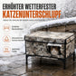 📢📢50% RABATT!! ⏰Wasserdichtes winddichtes Winter-Pet-Zuhause im Freien, warmes Winter-Tierheim für streunende Katzen und kleine Hunde
