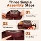 🍫 50 % RABATT! 🧁 2-in-1 Elektrisches Schokoladenfondue & Marshmallow-Röster Set mit Servierschalen – Perfekt für Partys & Familienabende