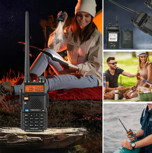 📢📢50% RABATT !!⏰ UV-5R Amateurfunkgerät mit großer Reichweite, UV5R Zweiwegefunkgerät, Dual-Band-Handfunkgerät