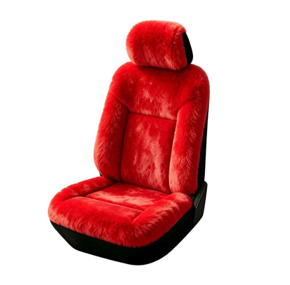 🚗 50% RABATT ❄️ Warme Plüsch-Autositzbezüge, universelle Größe, komfortables Set 🧣