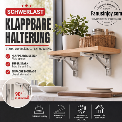 🧱 50% RABATT ⚡ Sekundenschnell aufklappbare Mehrzweckkonsole für Küche & Arbeitszimmer📚