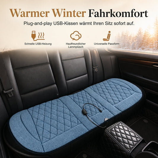 ❄️50% RABATT 🔥 Elektrisch beheiztes Autositzkissen, schnelle Wärme für Autositze 🚗