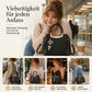 👜 NUR FÜR KURZE ZEIT: 50 % RABATT! ✨ Damen-Handtasche mit V-Naht – goldene Beschläge, mehrere Fächer, Tragegriff 🌸