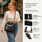 👜 NUR FÜR KURZE ZEIT: 50 % RABATT! ✨ Damen-Handtasche mit V-Naht – goldene Beschläge, mehrere Fächer, Tragegriff 🌸