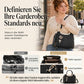 👜 NUR FÜR KURZE ZEIT: 50 % RABATT! ✨ Damen-Handtasche mit V-Naht – goldene Beschläge, mehrere Fächer, Tragegriff 🌸