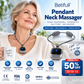🎁 50 % RABATT! 💥 Tragbares Anhänger-Nackenmassagegerät – 3 Heizstufen & 9 Intensitäten lösen Verspannungen effektiv und sanft 🔥💚