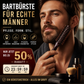 🧔50% RABATT⏰Viking‑Bartbürste, handlich hochdichte Borsten, ideale Bartpflege für Männer✨