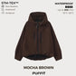 🧥Breitkrempige Kapuze💧Kurze Oversized Regenjacke mit Bubble-Saum, verstellbare Manschetten